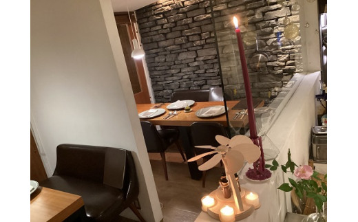 B057 レストランnanohana【ディナー】お食事券2名様分