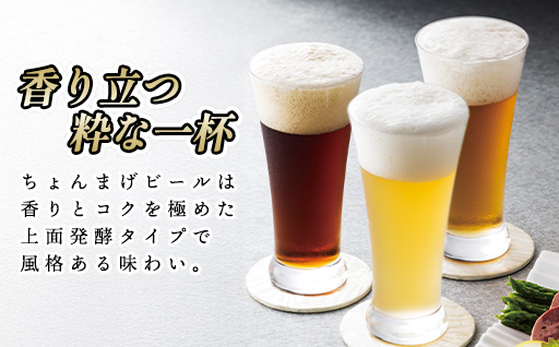 城下町・萩の地ビール／チョンマゲビール　12本セット(3種×4本)｜HG000033