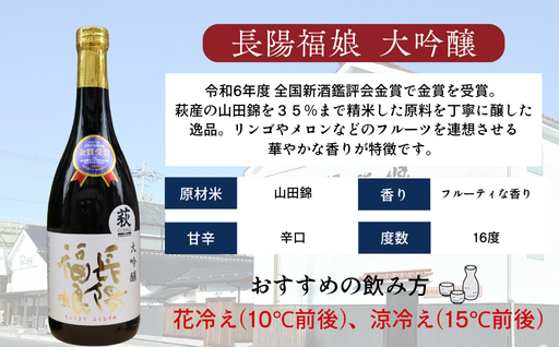 長陽福娘　山田錦大吟醸 720ml｜HG0082-B