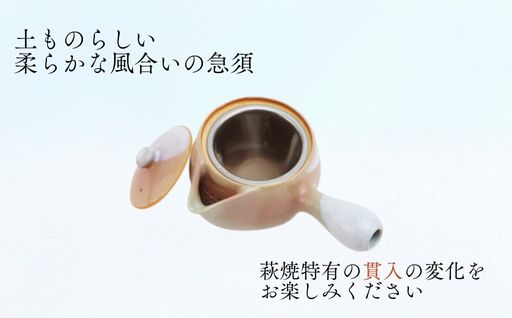 《萩焼》茶こし付 急須｜HG000171