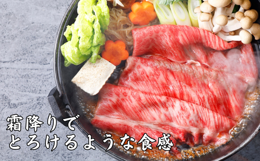長萩和牛すき焼（カタロース）　500g　｜HG000189