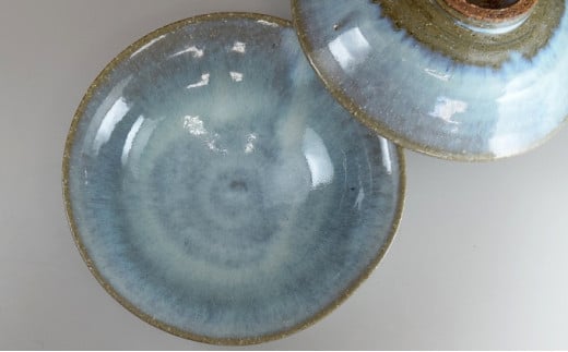 萩焼　蒼の鉢｜HG000315