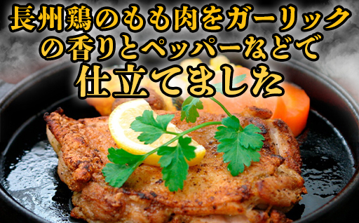 道の駅萩往還人気レストラン／「玄」の長州鶏ガーリックステーキ　2人前×3袋｜HG000548