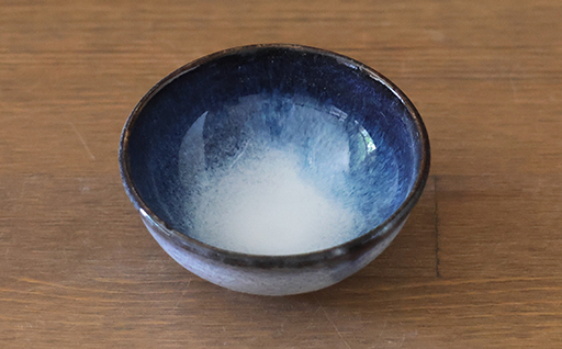 吹付盃（青萩釉）｜HGH00090