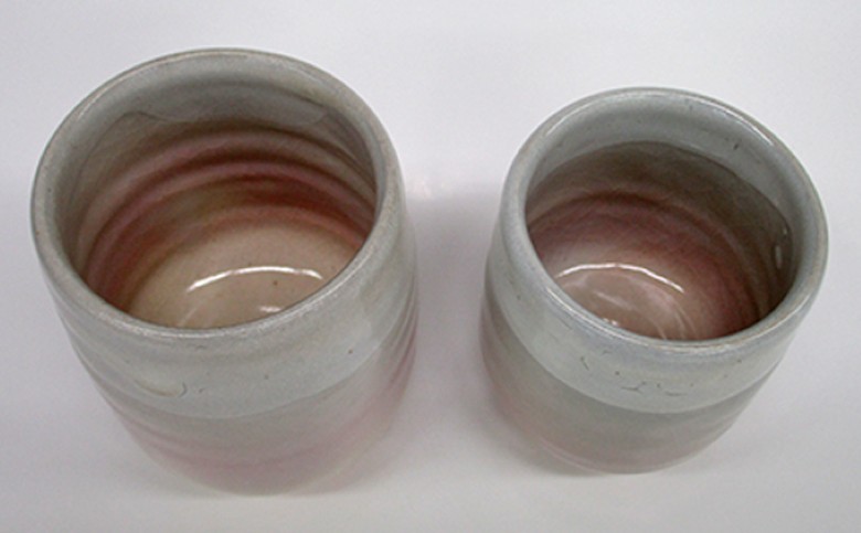 萩焼 8代佳炎作　姫土　組湯呑｜HG000001