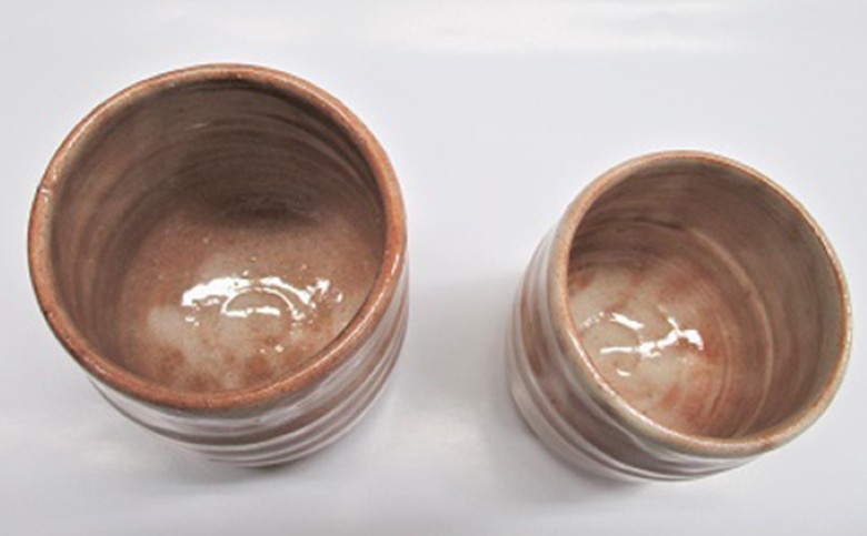 萩焼 8代佳炎作　見島土　組湯呑｜HG000021