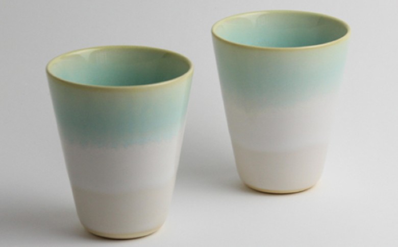 萩焼　レモネードペアカップ｜HG000144