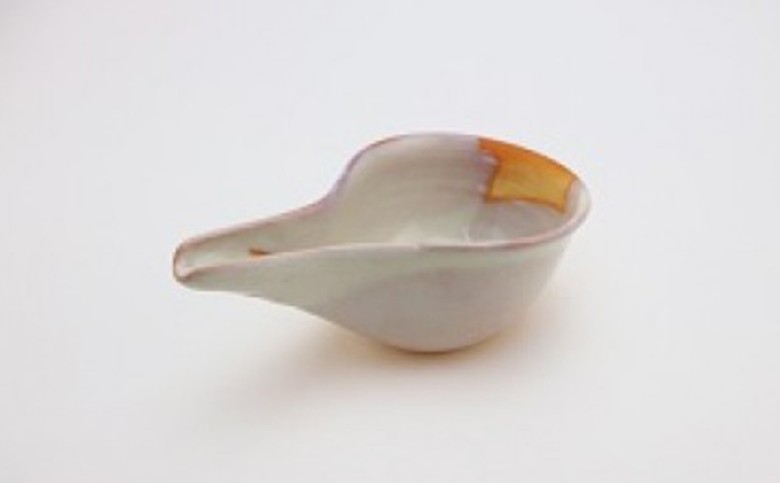 《萩焼》緋色冷酒器（木箱入）｜HG000175