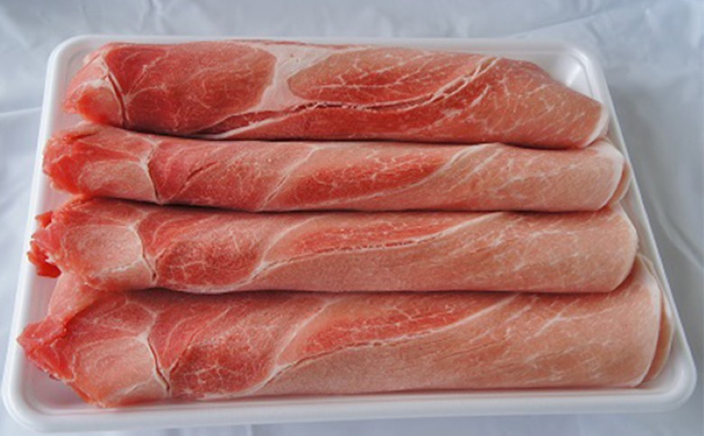 豚肉 うす切り 1200g 萩むつみ豚 国産 肉 お肉 豚｜HG000191