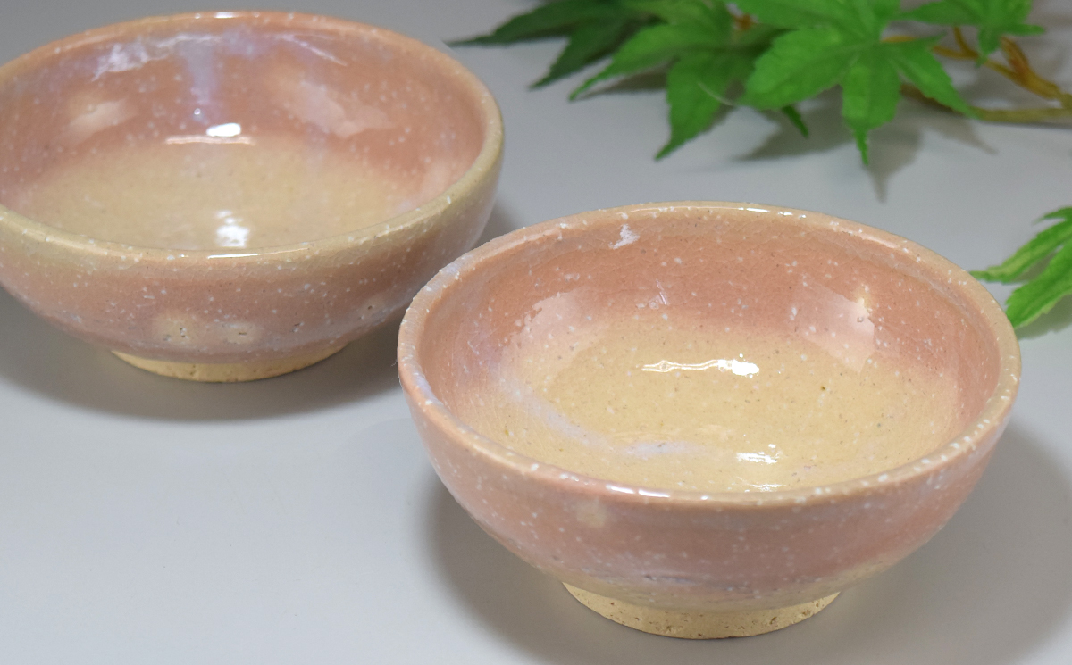 萩焼 丸小鉢 2客｜HG000310