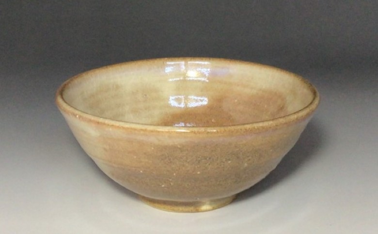 萩焼 ご飯 茶碗　知明作｜HG000454