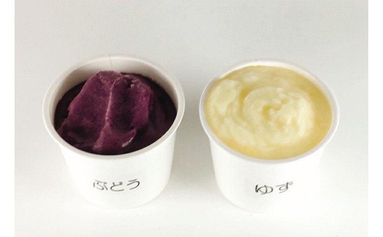 シャーベット（ぶどう・ゆず）各4個詰合せ｜HG000458