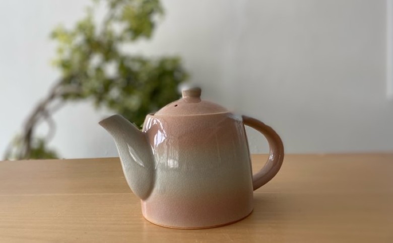 《萩焼》茶こし付 急須｜HG000467