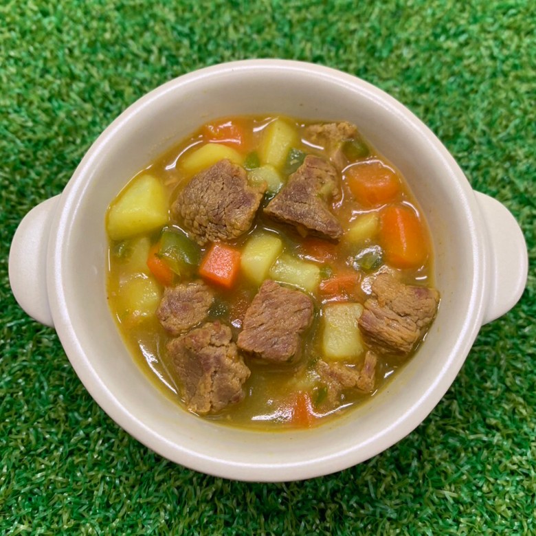 犬用 ペットフード わんちゃん 栄養満点 わんカレー 約300g 約50g×6キューブ×3セット｜HG000863