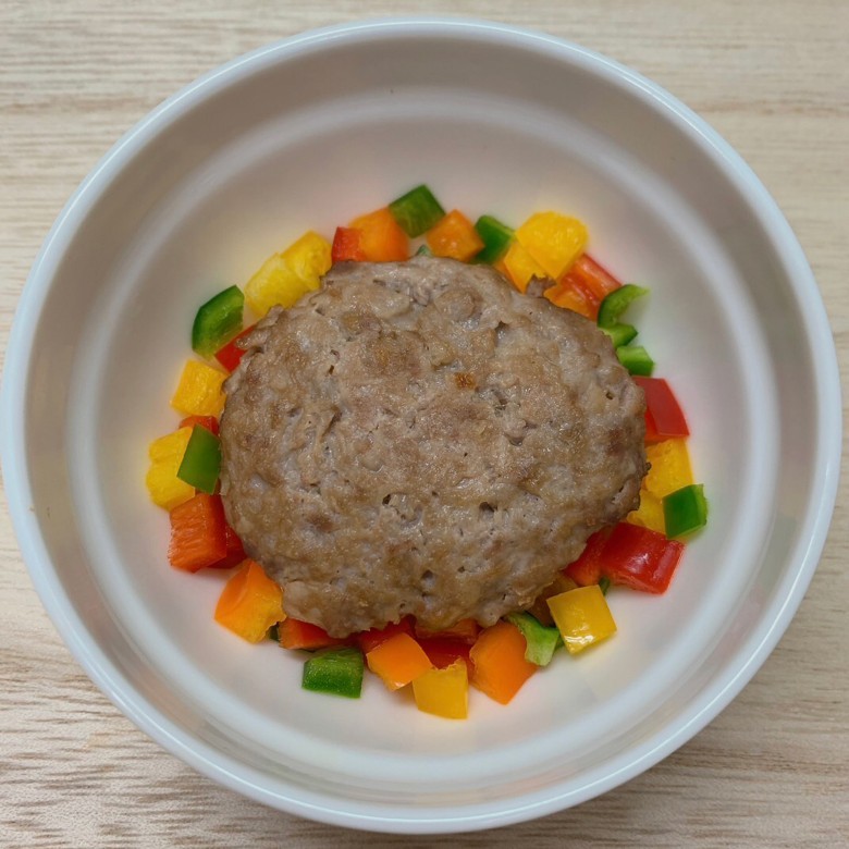 犬用 ペットフード わんちゃん 食物繊維 たっぷり 鹿肉 豆腐 わんバーグ 約180g 約15g×2個×6セット×3セット｜HG000864