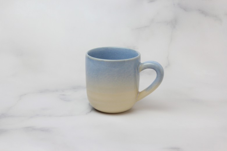 萩焼 マグカップ つぼみ露草｜HG000896