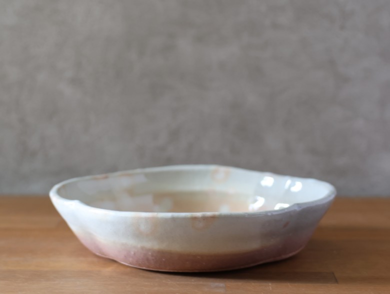 皿 萩焼 木瓜鉢 御本手 器 お皿 工芸品｜HG000916