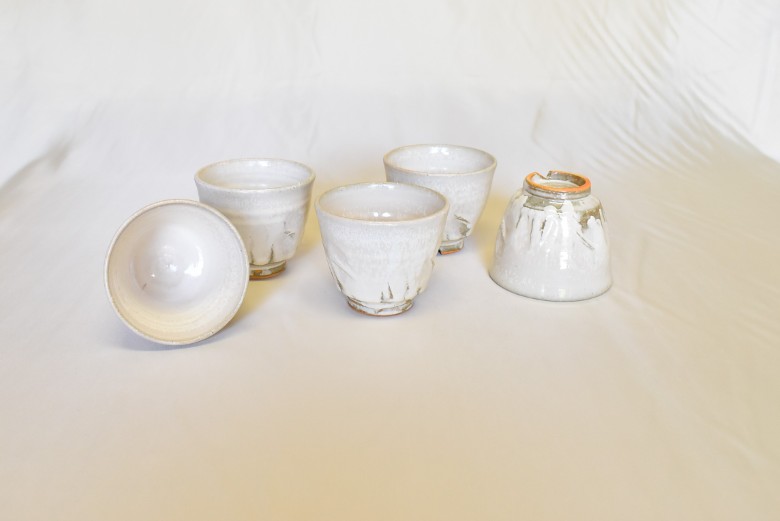 萩焼 白結晶番茶器｜HG000962