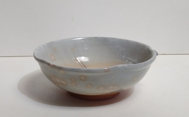 萩焼 鉢 木の葉 ソロ｜HG000989