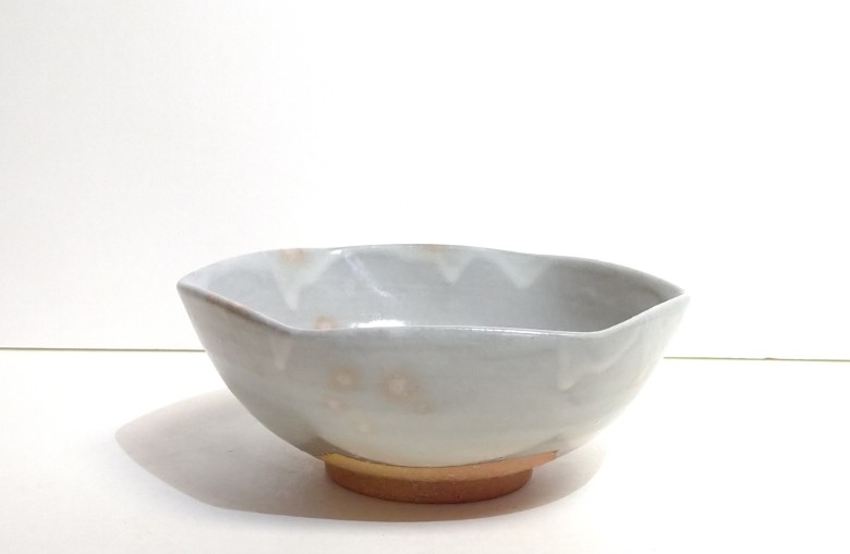 萩焼 鉢 六角 ソロ｜HG000990