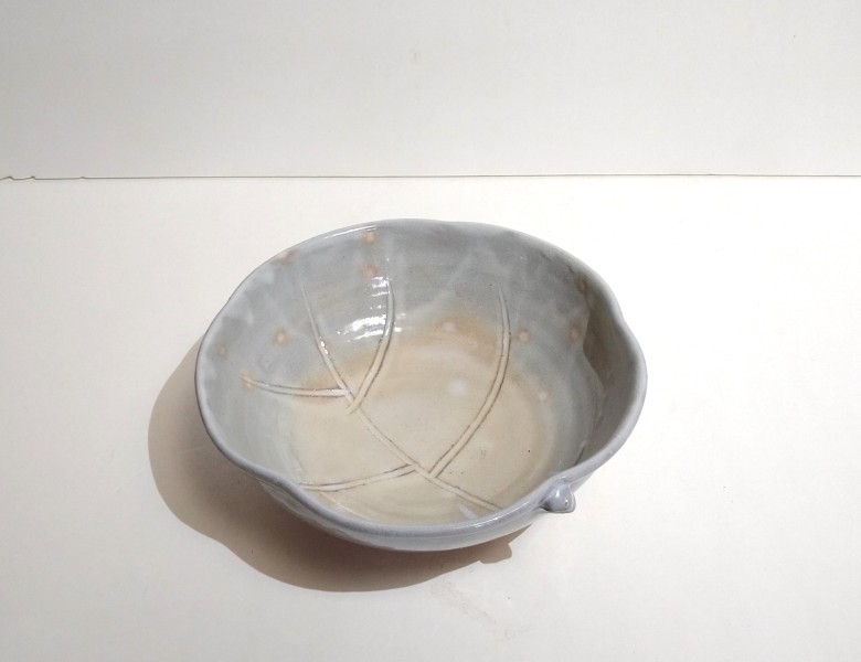 萩焼 木の葉鉢｜HG000995