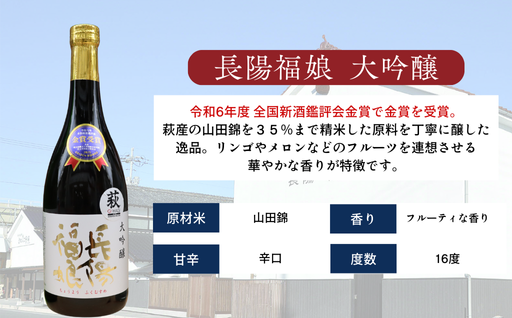 長陽福娘 のみ比べ720ml 3本セット｜HG000079