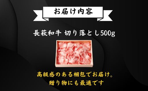 長萩和牛切り落とし　500g　｜HG000186