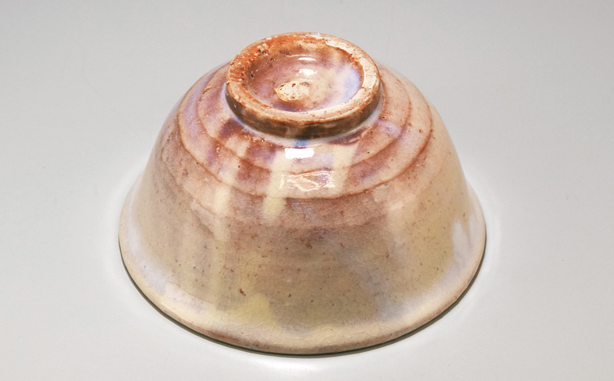 萩焼　ごはん茶碗（粉引）｜HG000340