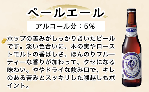 萩の地ビールを堪能！／チョンマゲビール定期便　12本セット　毎月発送・6回コース｜HG0T0437