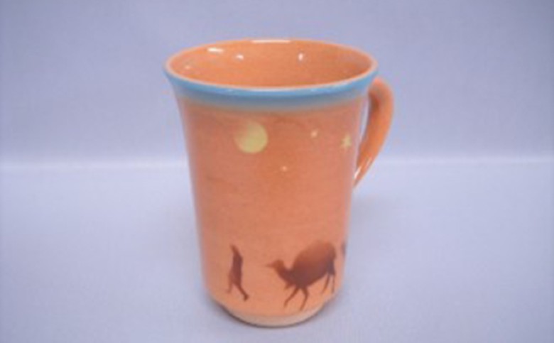 萩焼 シルクロードマグカップ｜HG000090