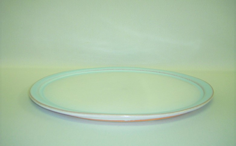 萩焼 スカイブループレート皿｜HG000096