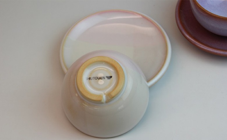 萩焼　Shikisai　まめ碗皿セット｜HG000152