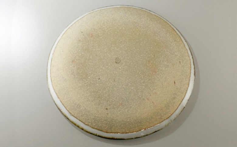 萩焼　皮くじら丸皿｜HG000302