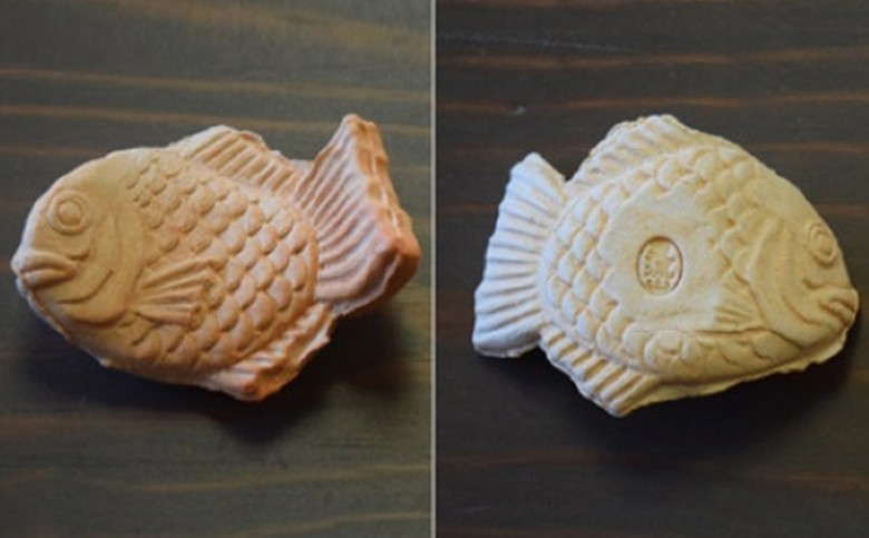 萩焼　たい焼きの箸置き　2客｜HG000312