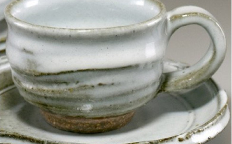 萩焼 コーヒーカップ (丸) ペア｜HG000327