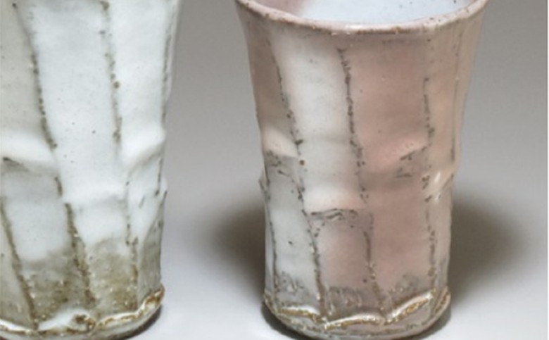 萩焼　窯変フリーカップ・ペア｜HG000343