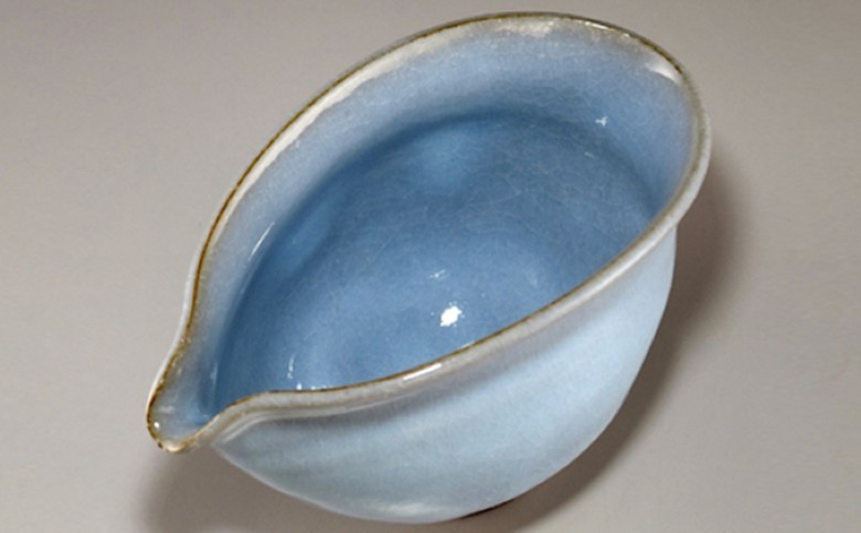 萩焼　蒼の片口 1個｜HG000481