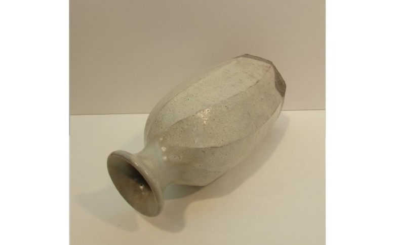 萩焼 萩面取徳利型 花入｜HG000491