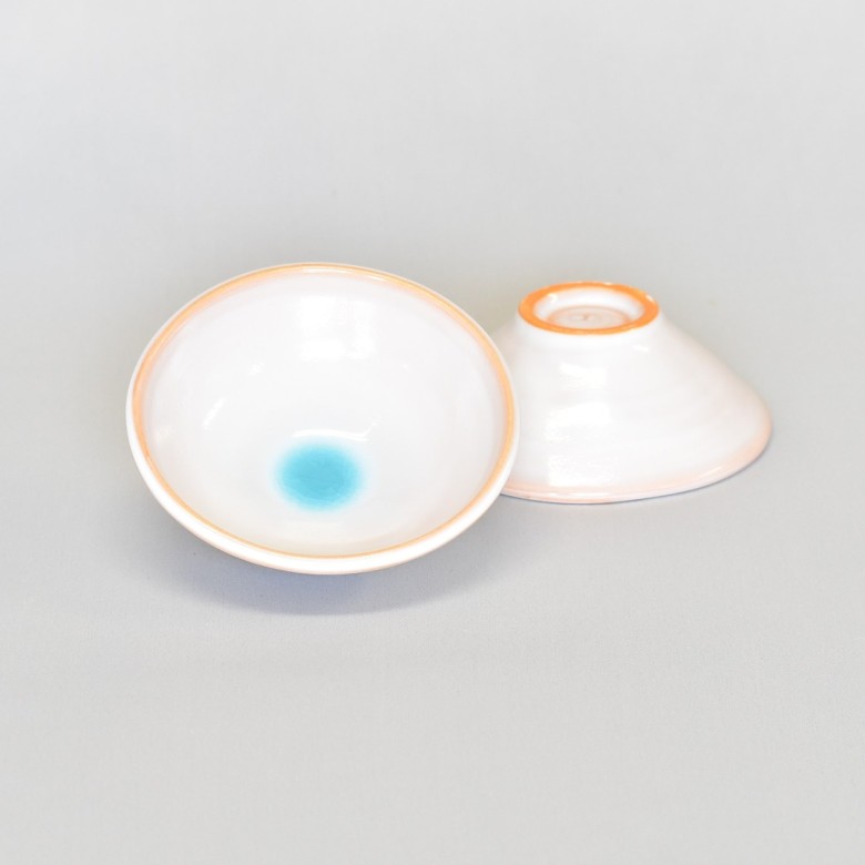 萩焼 スカイブルーペア小鉢｜HG000631