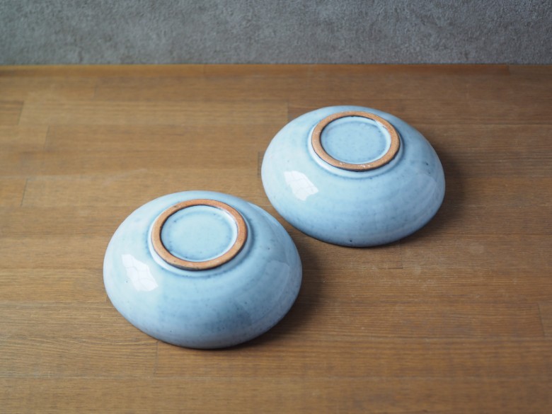 たわみペア中鉢（グレー）｜HG000662