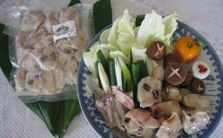 ふぐ ぶつ切 鍋 唐揚用 真ふぐ 約600g×2尾分 魚｜HG001048