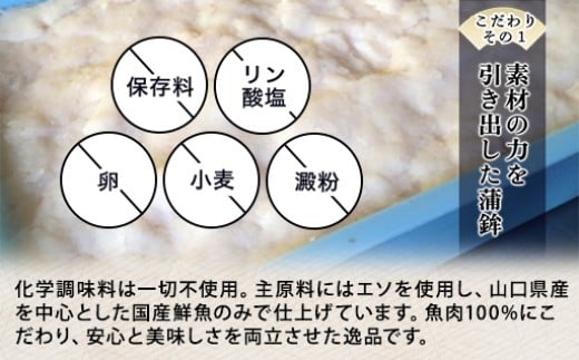 萩かまぼこ 170g 白8本【化粧箱入】（国産鮮魚エソ100％）｜HG000078 白8本