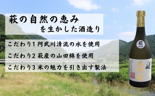 大吟醸 セット 720ml×2 日本酒 長門峡 お酒 酒 アルコール｜HG000120