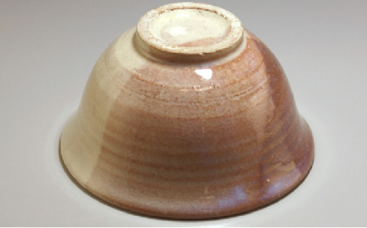 萩焼　ごはん茶碗 （掛分け）｜HG000329