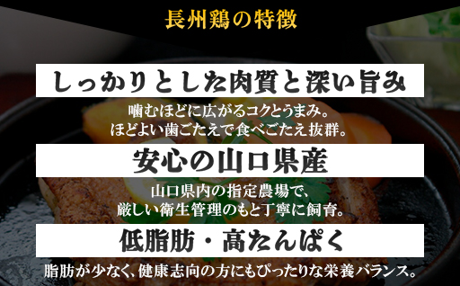 道の駅萩往還人気レストラン／「玄」の長州鶏ガーリックステーキ　2人前×3袋｜HG000548