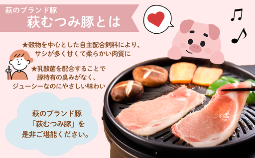 萩むつみ豚 しゃぶしゃぶ・豚まんセット｜HG000571