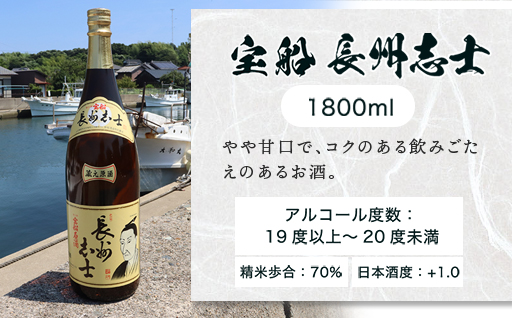 日本酒 飲み比べ ☆ 萩の地酒 原酒 ☆ 宝船 松陰セット 1800ml×2本｜HG001077