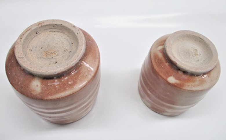 萩焼 8代佳炎作　見島土　組湯呑｜HG000021