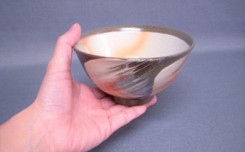 萩焼 ペア刷毛目ごはん茶碗｜HG000086