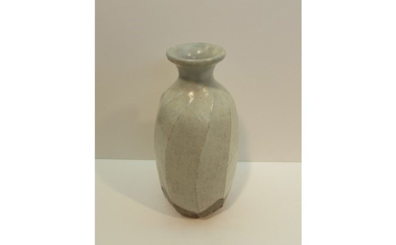 萩焼 萩面取徳利型 花入｜HG000491